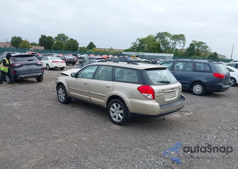 2008 Subaru Outback 2.5I Limited/2.5I Limited L.l. Bean Edition z USA, uszkodzony, nr VIN 4S4BP62C187354400